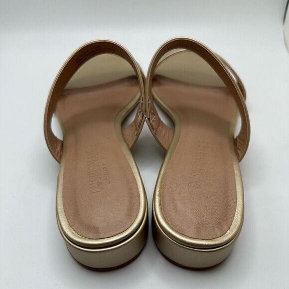 CUSHIONAIRE Women's Nolita two band low block heel slide sandal +Memory Foam 7.5 - Picture 4 of 7